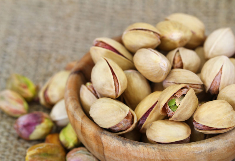 Whole pistachios from Bronte